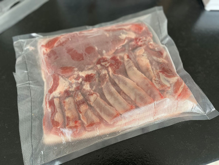 Poitrine désossée sous vide