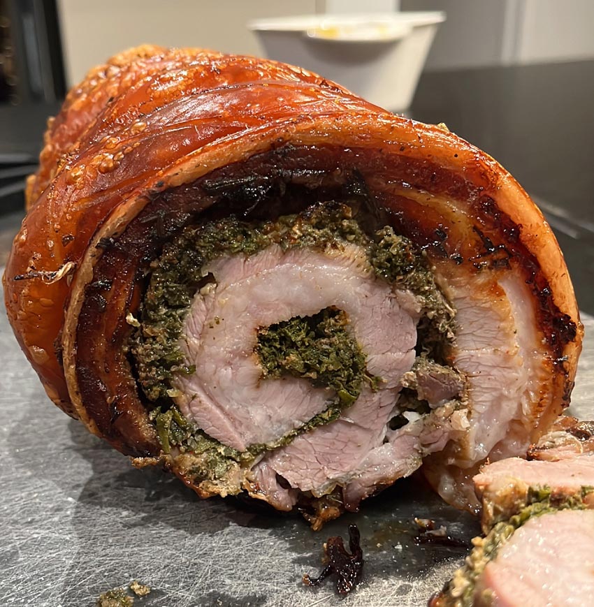 porchetta croustillante