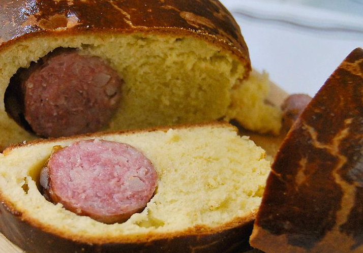 Saucisson brioché, un cousin du pâté en croûte