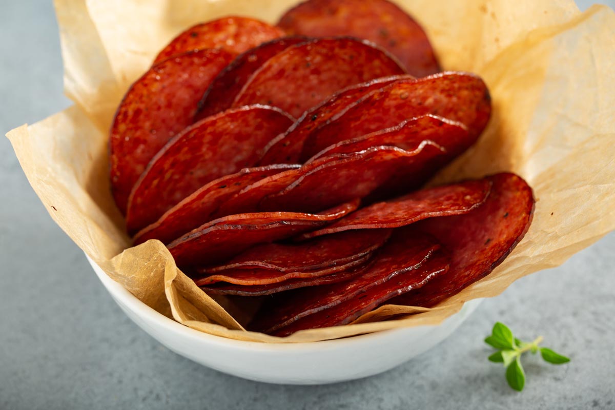 Chips de charcuterie