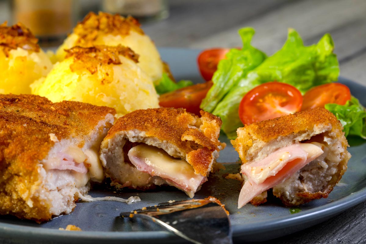 cordon bleu au fromage coulant